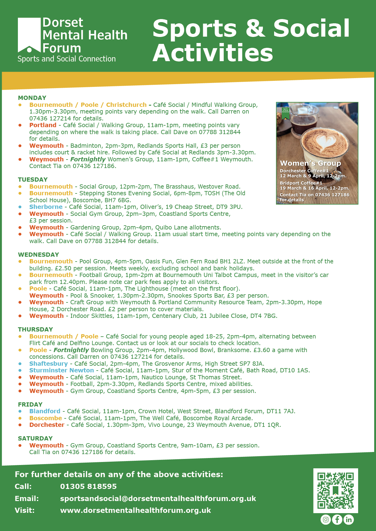 Sports & Social_Image_Activity List | Dorset Mental Health Forum Sports & Social_Image_Activity List | Dorset Mental Health Forum