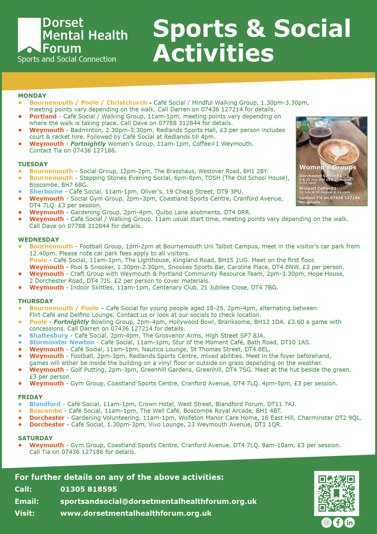 Sports & Social_Images_Activity List | Dorset Mental Health Forum Sports & Social_Images_Activity List | Dorset Mental Health Forum